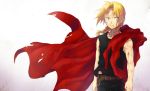  belt blonde_hair blood braid coat edward_elric fullmetal_alchemist riru solo yellow_eyes 