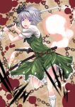  chain donguri ghost hairband katana konpaku_youmu konpaku_youmu_(ghost) myon short_hair silver_hair solo sword touhou weapon 