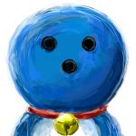  ball bell bowling_ball collar doraemon doraemondoraemon plain_background what 