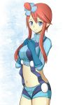  fuuro_(pokemon) gloves gym_leader hair_ornament midriff navel nes_(sigma) pokemon pokemon_(game) pokemon_black_and_white pokemon_bw red_hair redhead shorts 