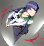  busujima_saeko highschool_of_the_dead purple_hair tagme 