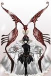  black_hair highres metis persona persona_3 psyche short_hair solo spearbirds weapon 