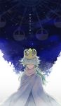  cloak closed_eyes crown ferris_wheel hoo long_hair male n_(pokemon) night night_sky pokemon pokemon_(game) pokemon_black_and_white pokemon_bw sky solo 