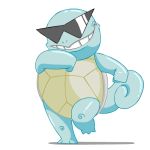  animated animated_gif gif lowres no_humans pokemon pokemon_(anime) pokemon_(creature) simple_background smile solo squirtle sunglasses transparent_background walking white_background zeurel 