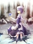  hat highres ice letty_whiterock rifsom short_hair snow solo touhou water 