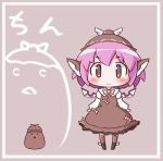  :d animal_ears animated animated_gif bird blush chibi dancing dress dual_persona fang gif grey_eyes hat hypnotic lowres maitora mystia_lorelei mystia_lorelei_(bird) open_mouth pink_hair short_hair smile solo touhou translated wings 