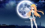  aizawa_hikaru blonde_hair city gloves microsoft night sky stars tagme thigh-highs 