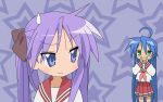  :3 hiiragi_kagami izumi_konata lucky_star seifuku stars 