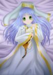  blue_hair cat green_eyes habit index lying nun robe seebook to_aru_majutsu_no_index 
