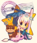  dog nigo pen pixiv pixiv-tan postmark star 