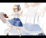  alice_margatroid alice_margatroid_(pc-98) blonde_hair blue_eyes book bow frills gathers geike grimoire hair_bow letterboxed ribbon short_hair solo suspenders touhou touhou_(pc-98) zoom_layer 