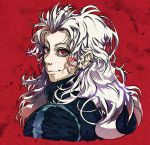  artist_request earrings highres jewelry noi_(dorohedoro) red_eyes white_hair 