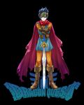  cape circlet dragon_quest dragon_quest_iii gloves hinafuru roto spiked_hair spiky_hair sword weapon 