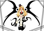  blonde_hair darkness ex-rumia exrumia hat highres long_hair red_eyes rumia top_hat touhou transparent_background yumehima1104 