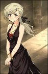  blonde_hair blue_eyes bracelet brown_eyes dress earrings formal hair_ornament hairclip hanyu jewelry long_hair martina_crespi necklace strike_witches 