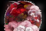  bat_wings dress hat lacquer remilia_scarlet sketch smile solo touhou wings 