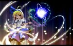  alice_margatroid alice_margatroid_(pc-98) blonde_hair blue_eyes energy_ball hairband highres letterboxed magic noue ribbon short_hair solo suspenders touhou touhou_(pc-98) wallpaper 