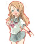  blush brown_hair kousaka_kirino long_hair maromi_(am97) maromi_(artist) ore_no_imouto_ga_konna_ni_kawaii_wake_ga_nai school_uniform serafuku 