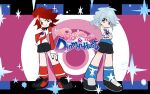  inazuma_eleven multiple_boys nagumo_haruya panty_&amp;_stocking_with_garterbelt parody red_hair redhead style_parody suzuno_fuusuke white_hair 