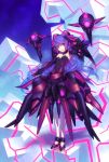  highres long_hair mckeee mecha_musume original purple_eyes purple_hair solo star violet_eyes 