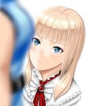  blush breast_envy depth_of_field emilie_de_rochefort highres kazama_asuka lili namco staring_at_breasts tekken tekken_5_(dark_resurrection) 