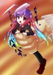  gradient_hair long_hair minigirl multicolored_hair red_eyes reisen_udongein_inaba solo tears thighhighs touhou 