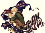 axis_powers_hetalia bad_id flag genderswap hat hug hug_from_behind jacket military military_uniform uniform union_jack united_kingdom_(hetalia) 
