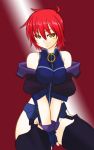  bare_shoulders fingerless_gloves gloves mahou_shoujo_lyrical_nanoha mahou_shoujo_lyrical_nanoha_strikers mahou_shoujo_lyrical_nanoha_vivid nove red_hair redhead yellow_eyes 