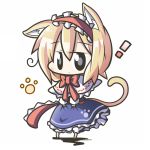  alice_margatroid animal_ears aoblue blonde_hair blush cat_ears cat_tail hairband kemonomimi_mode solo tail touhou 