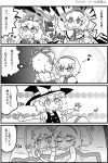  comic cosplay doll doll_joints gakubuchi_aiko hat heart kirisame_marisa kirisame_marisa_(cosplay) medicine_melancholy monochrome musical_note ruined_for_marriage string tissue touhou translated translation_request witch_hat yuri 