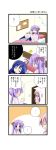  ahoge aotan_nishimoto blush comic hiiragi_kagami izumi_konata lucky_star partially_translated takara_miyuki translation_request 