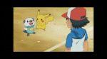  1boy animated animated_gif dewott oshawott pikachu pokemon pokemon_(creature) satoshi_(pokemon) screencap 