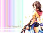  ass brown_hair final_fantasy final_fantasy_x final_fantasy_x-2 short_hair sideboob yuna 