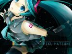1girl blue_eyes blue_hair detached_sleeves hatsune_miku necktie pleated_skirt tagme thigh_boots twintails vocaloid