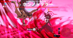  2girls absurdly_long_hair aris_(blue_archive) black_skirt blue_archive blue_hair hair_between_eyes highres holding holding_weapon hoshino_(blue_archive) hoshino_terror_(blue_archive) jacket long_hair miaki_(mi_autumn39) multiple_girls purple_hair purple_jacket sidelocks skirt the_legend_of_zelda the_legend_of_zelda:_breath_of_the_wild very_long_hair weapon white_footwear white_jacket 