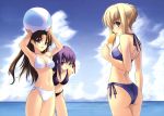  bikini fate/stay_night matou_sakura missing_link popsicle saber shingo summer swimsuit tohsaka_rin 