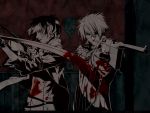  blood dogs:_bullets_&amp;_carnage dogs_(manga) fuyumine_naoto gun haine_rammsteiner katana miwa_shirow 