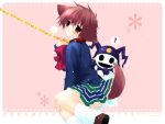  chain collar doggirl hinata pure_pure sakurazawa_izumi skirt 