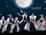  bleach highres hitsugaya_toushirou kuchiki_byakuya kurotsuchi_mayuri kyoraku_shunsui ukitake_jyuushirou zaraki_kenpachi 