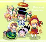  &gt;_&lt; :&lt; :3 :x blonde_hair blue_eyes blush bonnet bow brown_hair chibi closed_eyes crane_game diving dress drill_hair dual_persona eyepatch flower frills green_eyes green_hair hair_ornament hairband hat heterochromia hina_hina hina_ichigo kanaria kirakishou long_hair multiple_girls pantyhose pink_hair pink_rose red_eyes rose rozen_maiden shinku short_hair souseiseki suigintou suiseiseki twintails very_long_hair white_hair white_rose yellow_eyes 