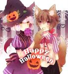  bad_id candy dress halloween hat heart jack-o&#039;-lantern jack-o'-lantern lollipop miyako_(xxxbibit) myk original pumpkin tail wings 