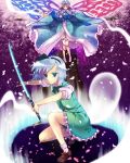  bad_id butterfly_wings ghost highres katana konpaku_youmu konpaku_youmu_(ghost) multiple_girls myon saigyouji_yuyuko sword tatsuyoshi touhou weapon wings 