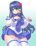  blue_hair breasts fax_ogawa huge_breasts os plump thigh-highs thighhighs xp 
