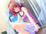  game_cg redhead skirt suzukaze_no_melt tenmaso tsubaki_nazuna violet_eyes whirlpool 