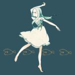  barefoot dancing dress fish kita_no_miko sakana star_driver sumi_(pixiv619693) 