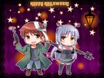  angel_beats! chibi halloween otonashi_yuzuru tachibana_kanade 