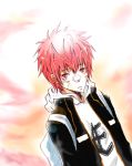  backpack band_aids hoodie katekyo_hitman_reborn kozato_enma red_eyes redhead 