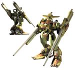  3d battletech gun mecha mechwarrior rifleman robot runya simple_background weapon 