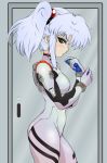  ayanami_rei ayanami_rei_(cosplay) bad_id black_eyes blue_hair cosplay hoshino_ruri kidou_senkan_nadesico long_hair lupus neon_genesis_evangelion plugsuit plugsuit(cosplay) plugsuit_(cosplay) solo twintails 