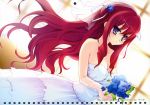  artist_name character_name dress flower kusakabe_misuzu red_hair redhead sacchi wedding_dress 